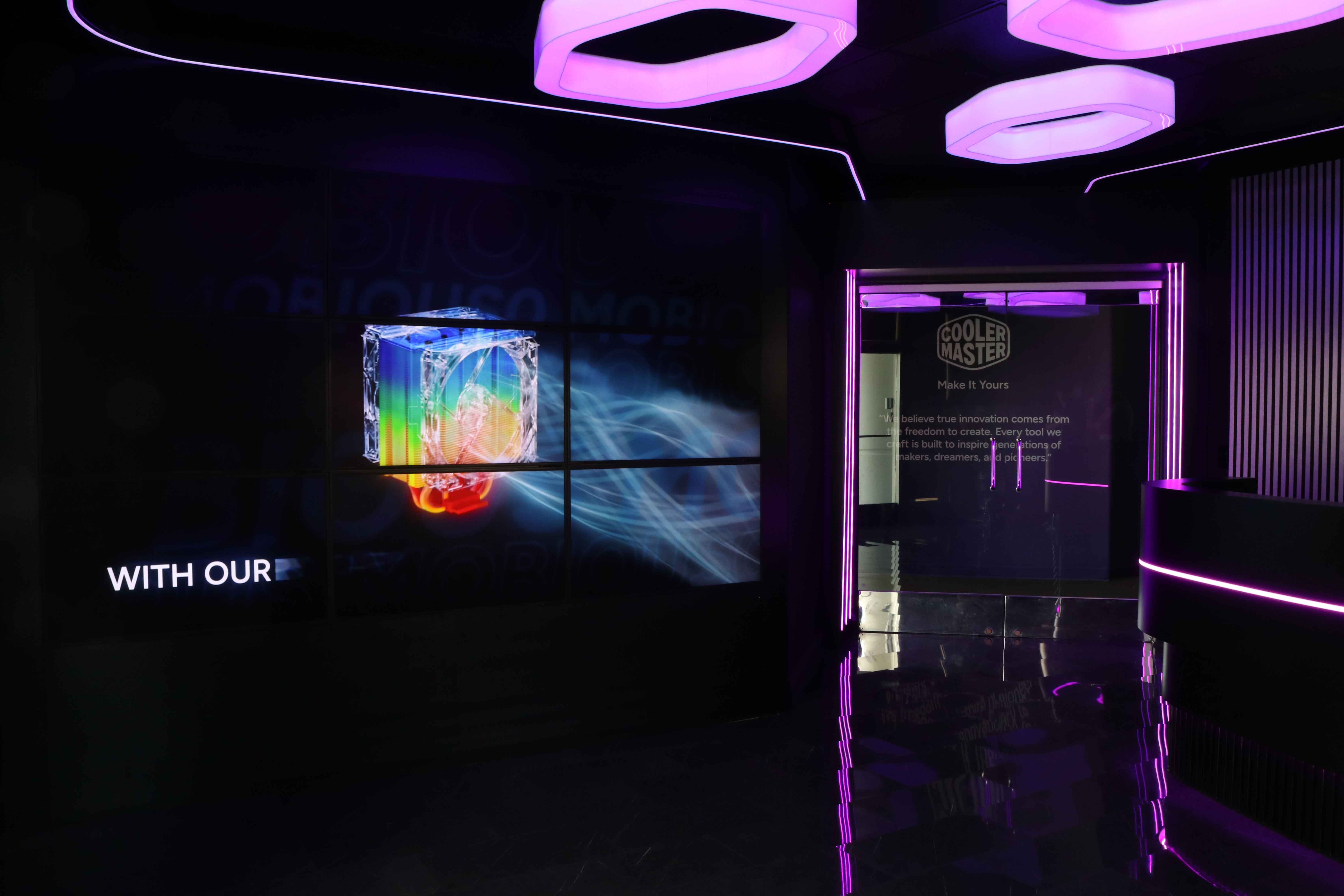 Cooler Master trade show exhibit by AMG