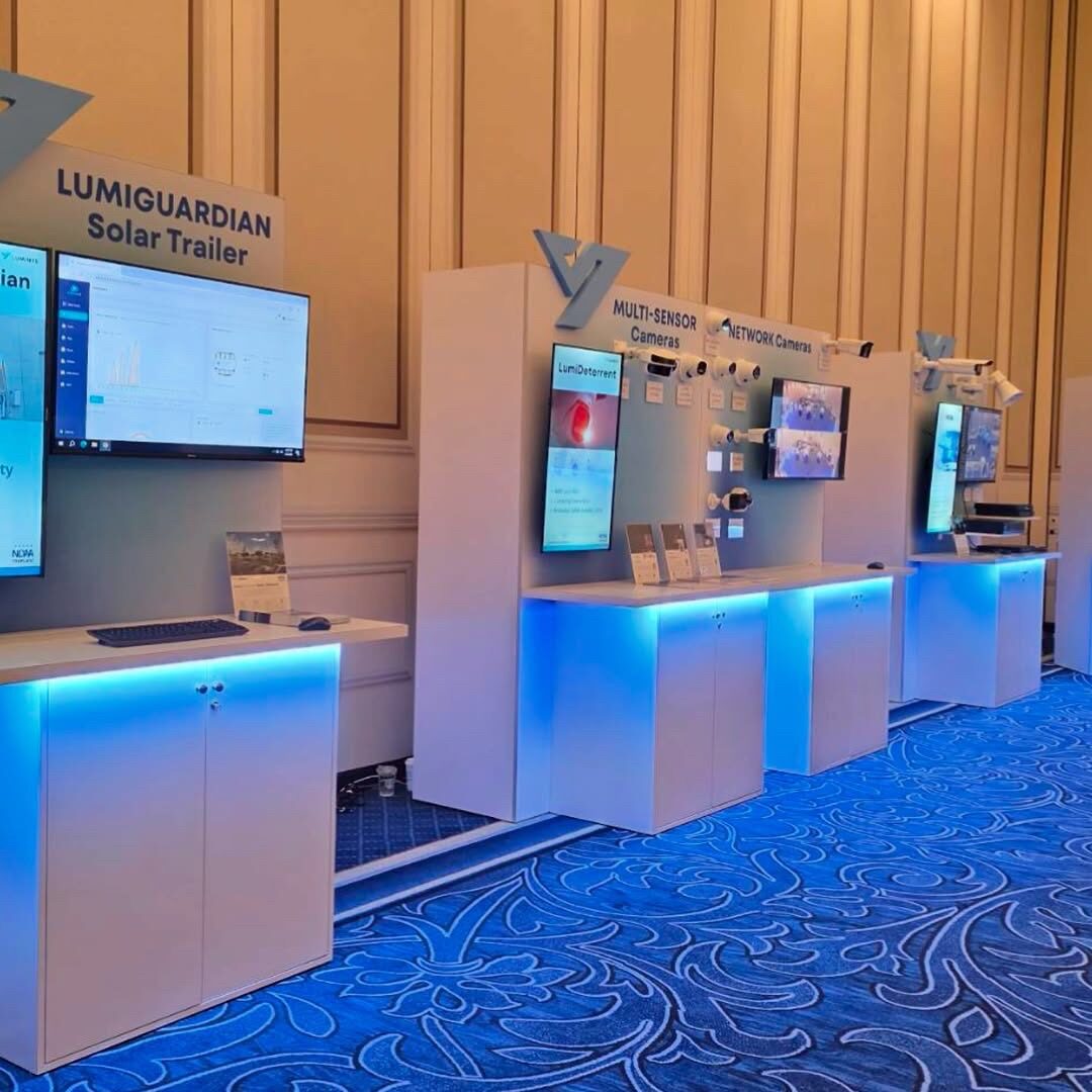 Luminys trade show exhibit by AMG