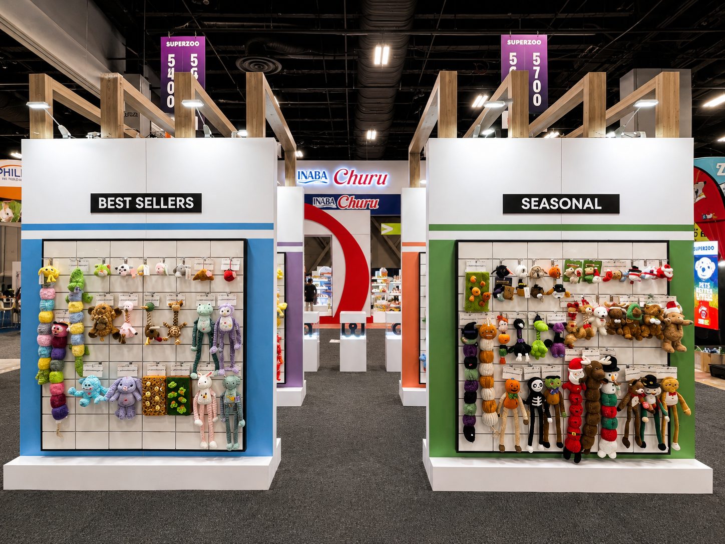 Patchwork trade show exhibit by AMG